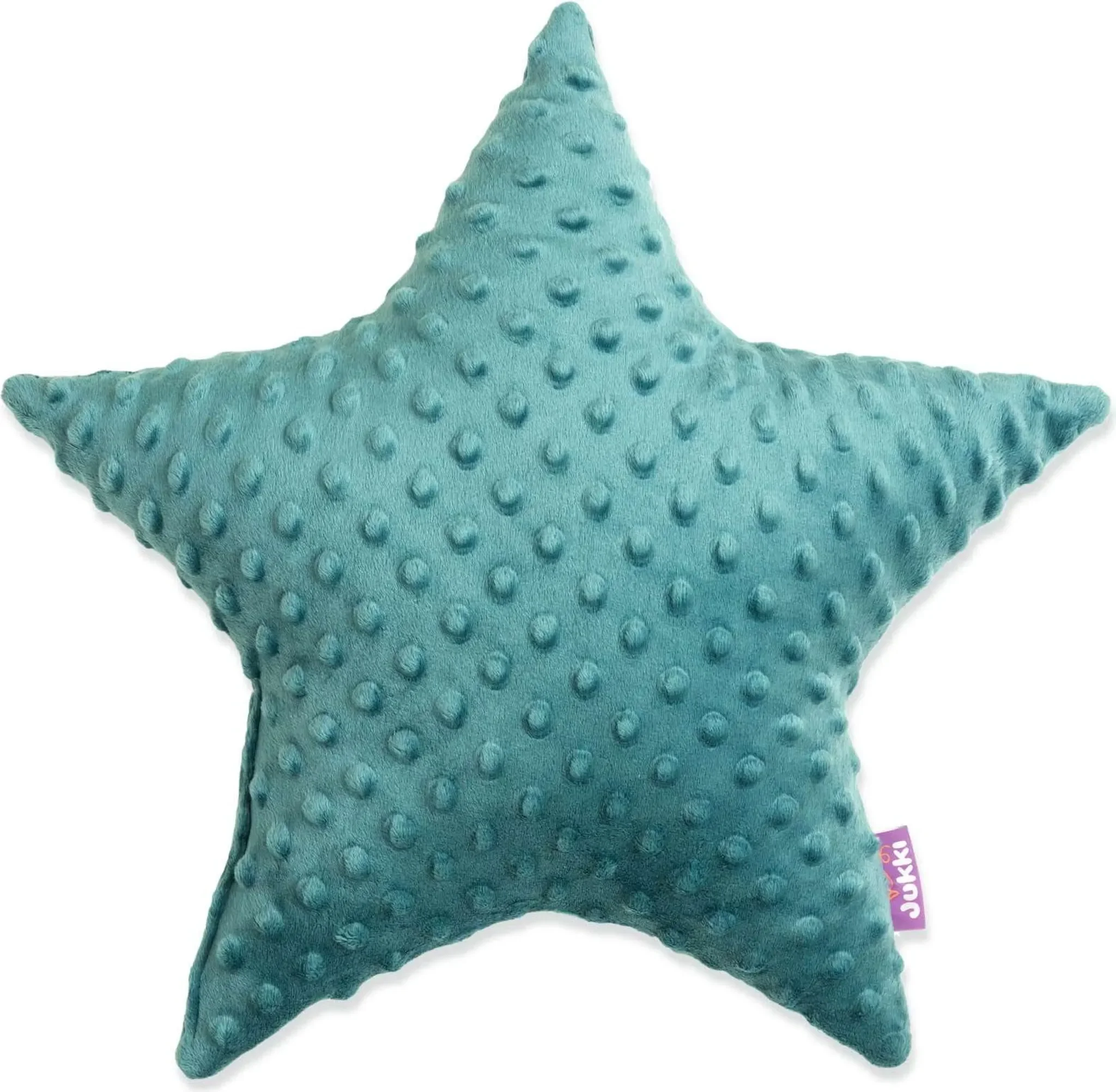 Emerald Minky Sternkissen – JUKKI, 40 cm x 40 cm
